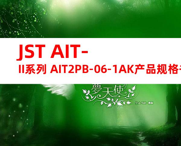 JST AIT-II系列 AIT2PB-06-1AK产品规格书